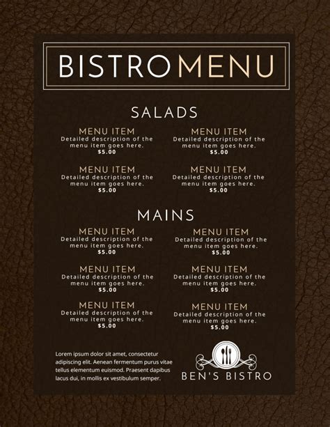 Bistro meni - Tano Bistro offers a contemporary upscale seasonally-inspired menu. Everything we prepare is full of flavor and naturally lighter. Enjoy seasonal favorites like crab, bacon & brie stuffed Salmon and Sweet Corn in summer and California Golden Beets in winter. 